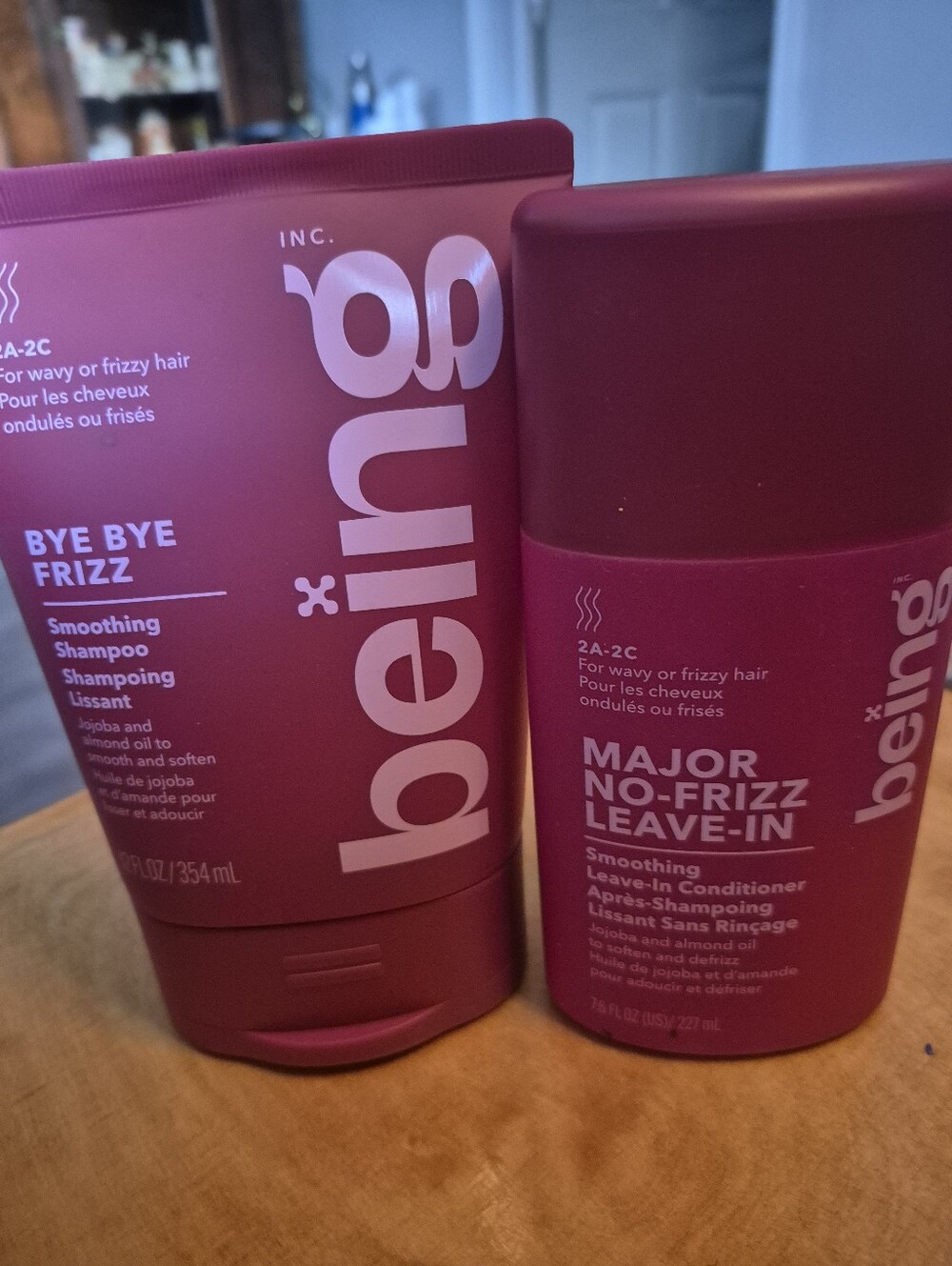 Being Bye Bye Frizz Smoothing Shampoo & Major No‑Frizz Leave‑In Conditioner